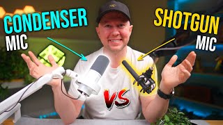 Shotgun vs. Condenser Mic – Which Mic Will LEVEL UP Your Content?