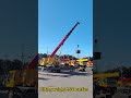 blue brand small crane 5 tons chassis 8 tons configuration 8 speed high and low speed gearbox