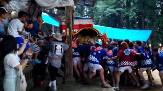 大前神社例大祭　宮入(社殿)