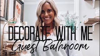 DECORATE WITH ME | SPRING | GUEST BATHROOM REVAMP