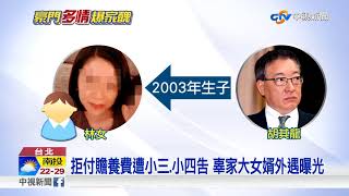 週刊爆小三.小四都提告 台泥辜家大女婿婚外情生2子│中視新聞 20180404