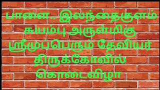 பாளை.. இலந்தைகுளம் ஸ்ரீ முப்பெரும் தேவியர் திருக்கோவில் கொடைவிழா. 🚩 பாகம் 2