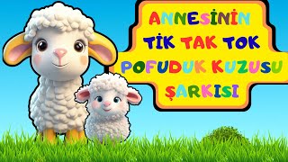 🎶 Tik Tok – Neşeli Bebek Şarkısı | Kuzu ve Annesi Şarkısı 🐑🎵 @Cocuklugumahikayeler