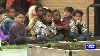 Wichita school honors teacher with serenity garden dedication