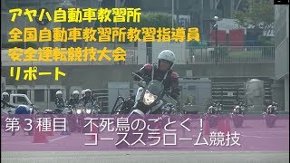 第19回指導員大会　堀井指導員コーススラローム不死鳥のごとく！