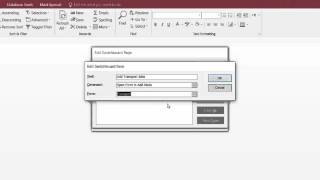Switchboard in Microsoft Access