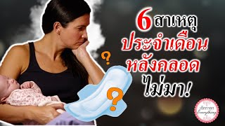 แม่ลูกอ่อน : 6 สาเหตุประจำเดือนหลังคลอดไม่มา! | หลังคลอด | เด็กทารก Everything