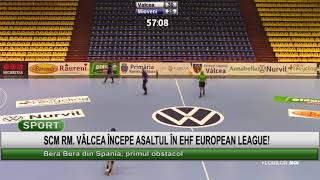 SCM RM  VALCEA INCEPE ASALTUL IN EHF EUROPEAN LEAGUE