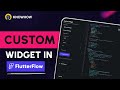 Custom Widget in Flutter Flow | No Code Development