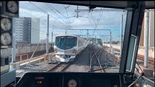 首都圏新都市鉄道つくばエクスプレス線守谷駅からみらい平駅までの車窓動画です。途中交直セクションが有ります。