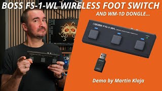 BOSS // FS-1-WL Wireless Foot Switch // Demo by Martin Klaja