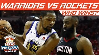 Who Wins Golden State Warriors vs Houston Rockets? | Hoops N Brews