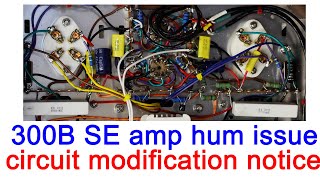 filament supply circuit modification NOTICE, VG-15K circuit and hum noise issue. please contact me