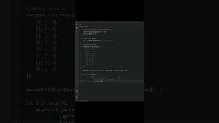 Python Matplotlib 3d Cube
