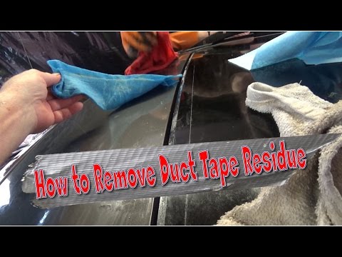 How to Remove Duct Tape Residue How to Remove Duct Tape Residue