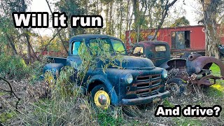 Will my uncles ABANDON Dodge pickup run and drive after 20 years?