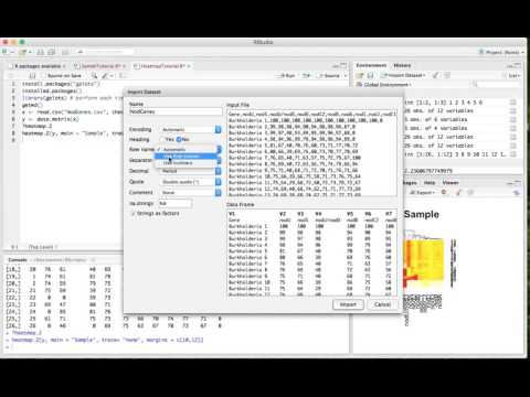 Make a Heatmap on R Studio Make a Heatmap on R Studio