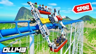 I built a rollercoaster that makes you fly like a bird...(Planet Coaster Mega Park)