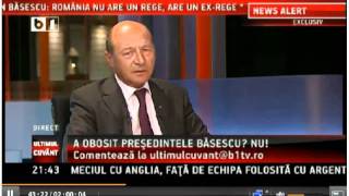 T.Băsescu - Despre ex-regele Mihai_3 (B1TV)