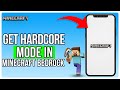 How To Get Hardcore Mode In Minecraft Bedrock | Quick and Simple Guide (2024)