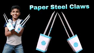How to make paper Steel ninja claws//how to make a ninja claws (Shuriken)//ninja weapon