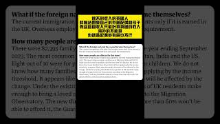 英国大幅增加团聚收入要求 加拿大这个要求居然是没有 #加拿大移民#英国移民