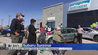 Breast Cancer Survivor Surprised With Subaru