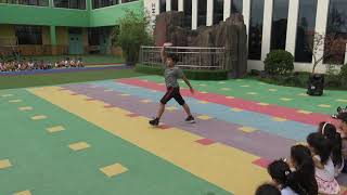 Performance and Advertising for the Kung Fu School at a local Elementary School in China !