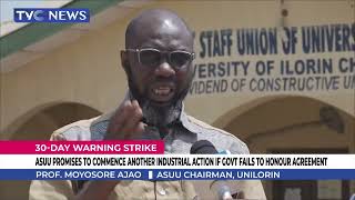 ASUU Promises to Commence Another Industial Action if Govt Fails to Honour Agreement