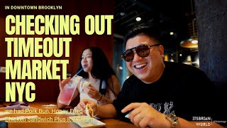 Must Have Food in NYC: Checking Out Time Out Market in NYC- Best Food to Eat!