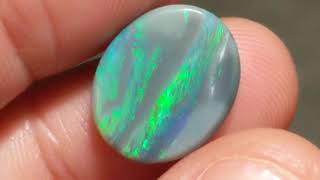 4.3ct Semi-Black Opal Character Stone from Lightning Ridge