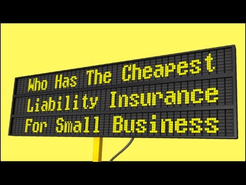 Who Has The Cheapest Liability Insurance For Small Business Who Has The Cheapest Liability Insurance For Small Business
