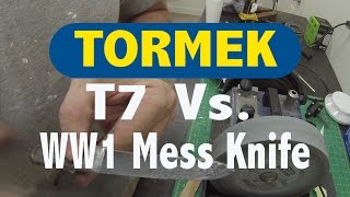 Tormek T-7 vs WW1 Mess Knife