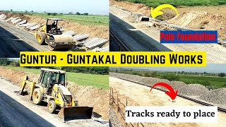 Tarlupadu - Cumbum - Somidevipalle Part 1 DoublingWorks ,GNT - GTL గుంటూరు గుంతకల్ డబ్లింగ్ పనులు ||