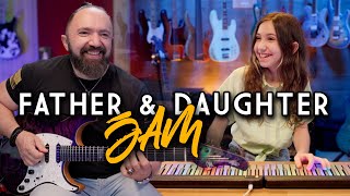 Father & Daughter Jam (Ellen plays Bass & Keyboards)