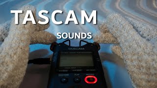 TASCAM Mic Scratching with Scrub Gloves ASMR (no talking)