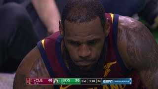 LeBron James Injury - Heads to Locker Room - Game 2 | Cavaliers vs Celtics | 2018 NBA East Finals