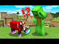 Why JJ Pranked Mikey as a DOG in Minecraft Morph Mod Challenge? (Maizen Mizen Mazien)