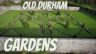 Old Durham Gardens, Durham. (4K) DRONE FOOTAGE