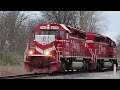 a pair of indiana rail road sd40 2s