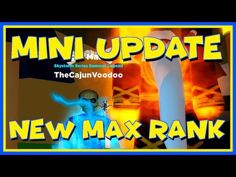I Got The Triple Shuriken & The New Max Rank in Ninja Legends!  Roblox Ninja Legends - Max Rank!
