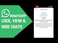 WhatsApp Locked Chats Feature | Lock, View & Hide Chats