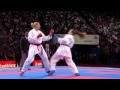 Bronze Female Kumite +68kg. Eleni Chatziliadou vs Sophie Savill. World Karate Championships 2012