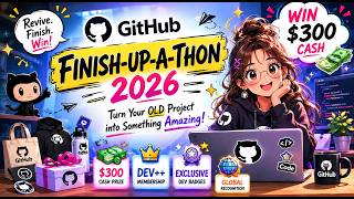 🚀 GitHub Finish-Up-A-Thon 2026 Turn Your OLD Side Project Into $300 CASH, & Global Recognition