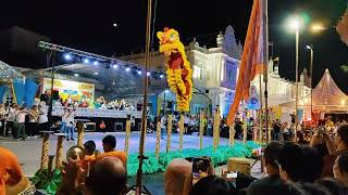 Lion Dance on Stilts at Penang Chingay 2024!!! Full Performance