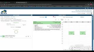Visual Schedule Builder
