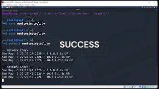 Automating Network Checks with Python (Kali Linux Lab)