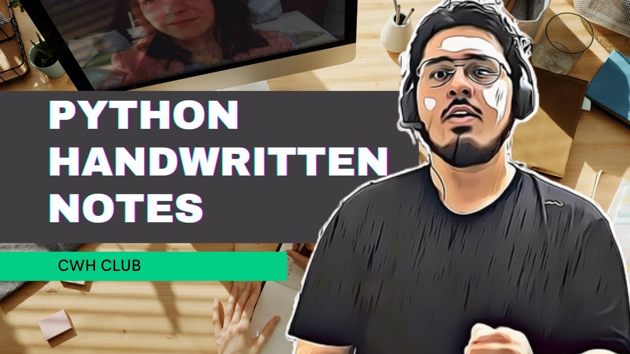 Python Handwritten Notes Download Codewithharry Youtube