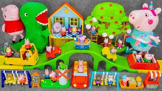 94 Minutes of Satisfying ASMR Unboxing | Adorable Peppa Pig All Around Peppa’s Town Playset 🌷