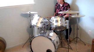 Phenomenal drummer on vintage Rogers kit